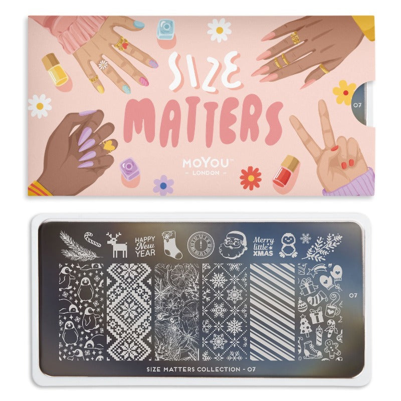 Size Matters 07 ✦ Nail Stamping Plate