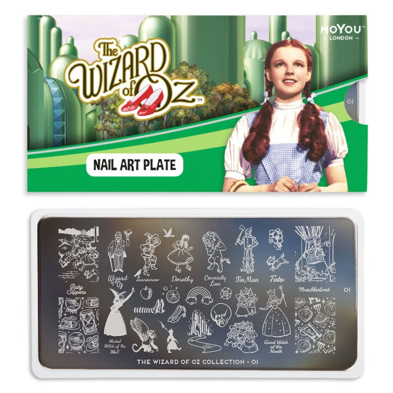The Wizard of Oz 01 ✦ Nail Stamping Plate