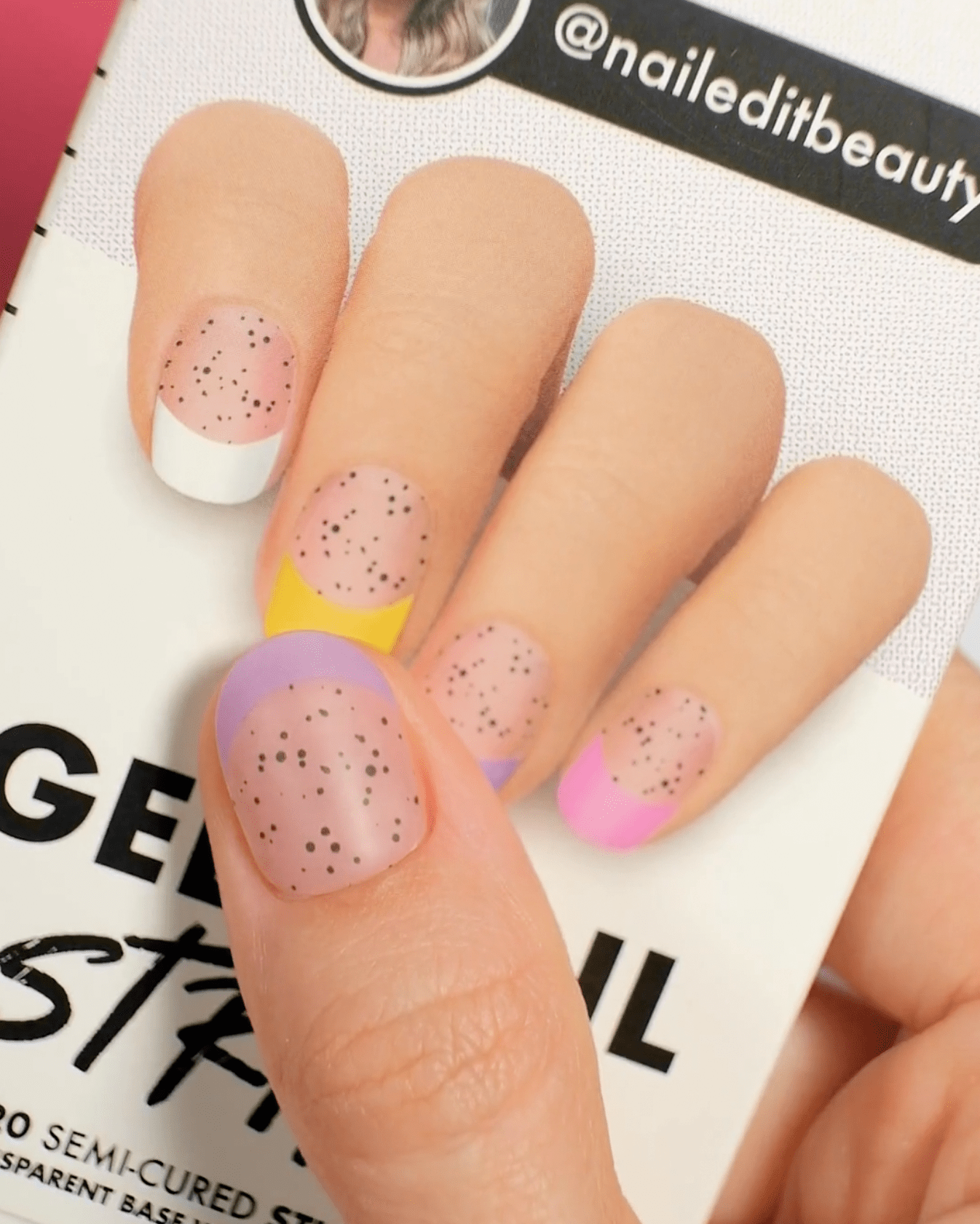 Gel Nail Strip ★ @naileditbeauty 01 Gel Nail Strips MoYou London 