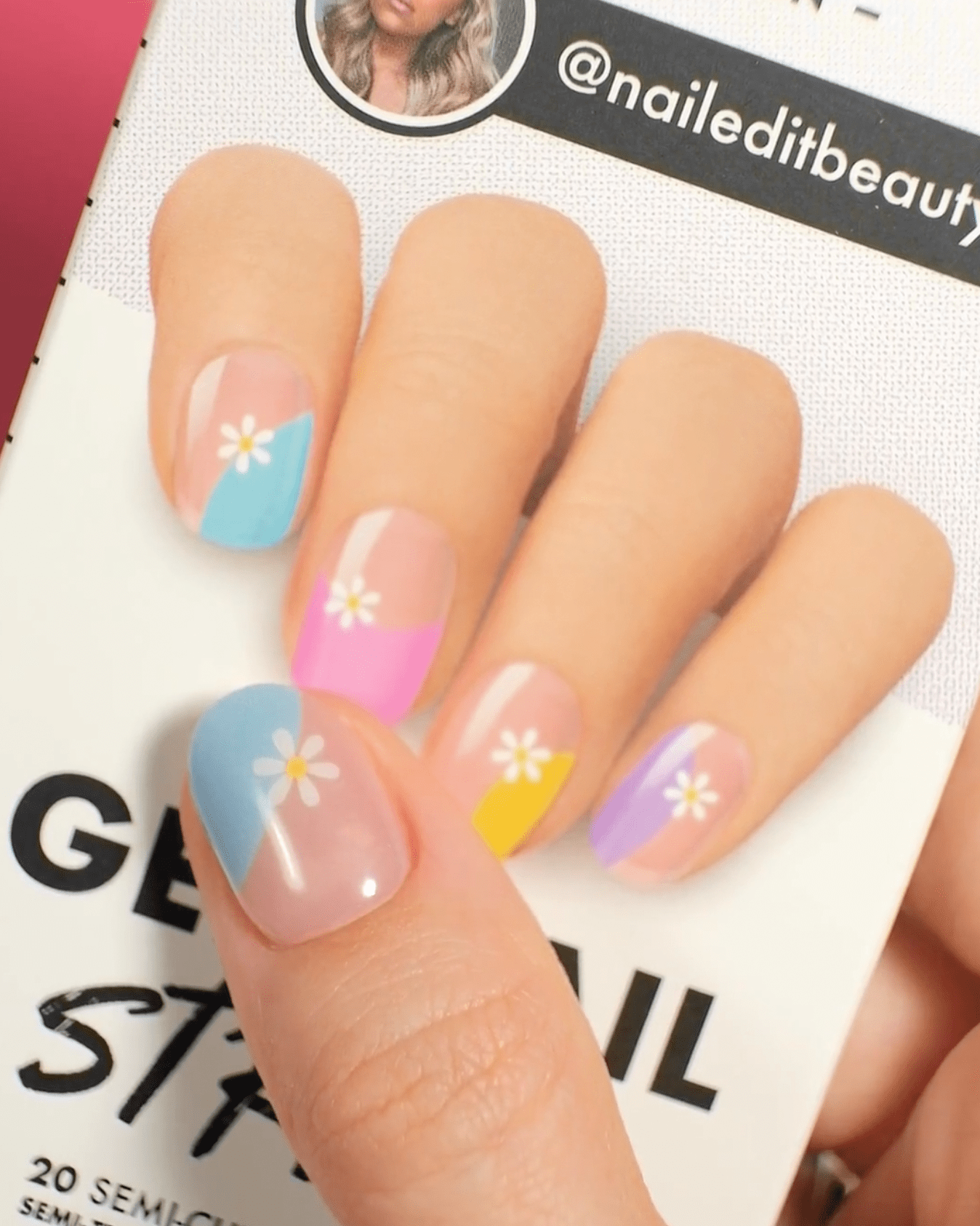 Gel Nail Strip ★ @naileditbeauty 02 Gel Nail Strips MoYou London 