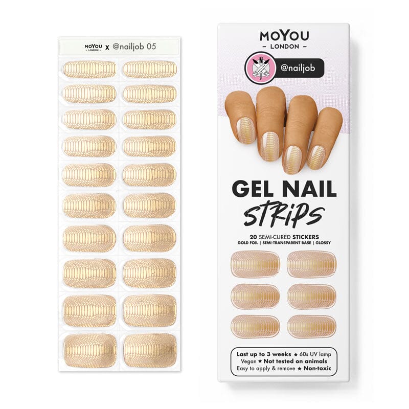 Gel Nail Strip ★ @nailjob 05 Gel Nail Strips MoYou London 