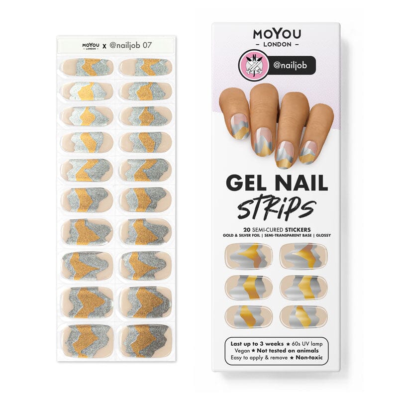 Gel Nail Strip ★ @nailjob 07 Gel Nail Strips MoYou London 