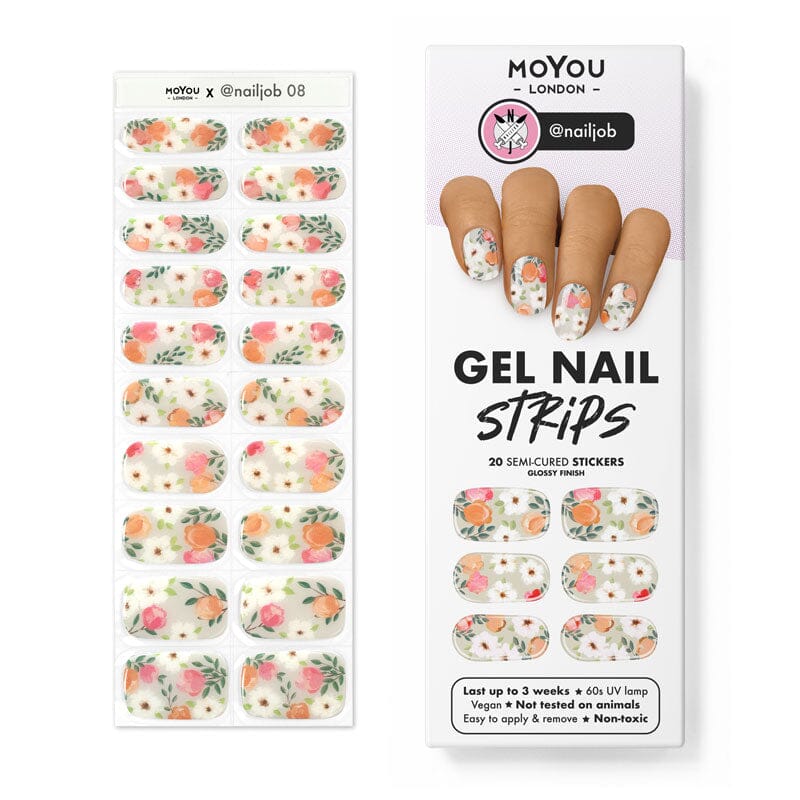 Gel Nail Strip ★ @nailjob 08 Gel Nail Strips MoYou London 