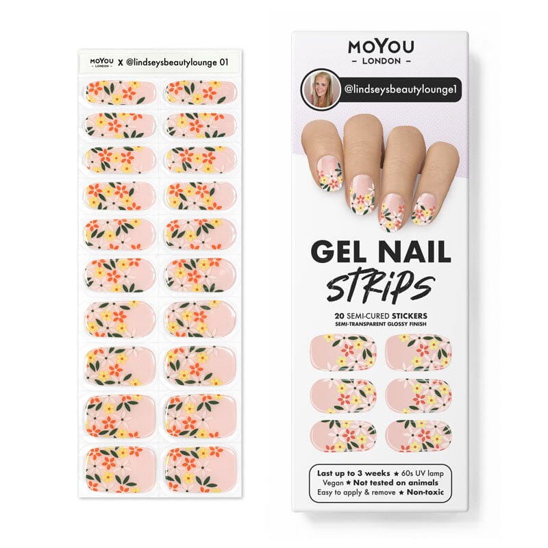 Gel Nail Strip ★ @lindseysbeautylounge1 01 Gel Nail Wraps MoYou London 