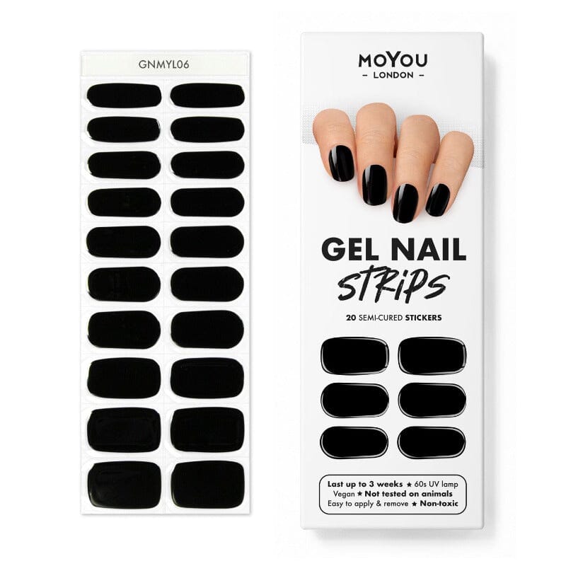 Gel Strips Semi-Cured Nail Wraps 06 Gel Nail Wraps MoYou London 