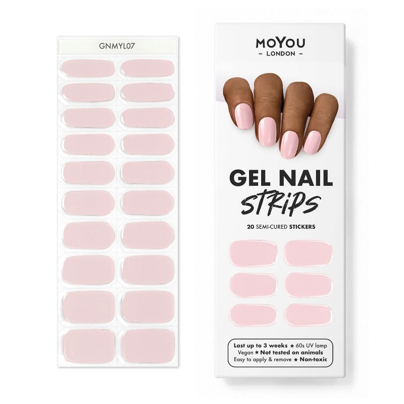 Gel Strips Semi-Cured Nail Wraps 07 Gel Nail Wraps MoYou London 