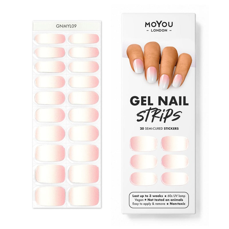 Gel Strips Semi-Cured Nail Wraps 09 Gel Nail Wraps MoYou London 