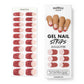 Gel Nail Strip ★ Champagne Tips Gel Nail Wraps MoYou London 