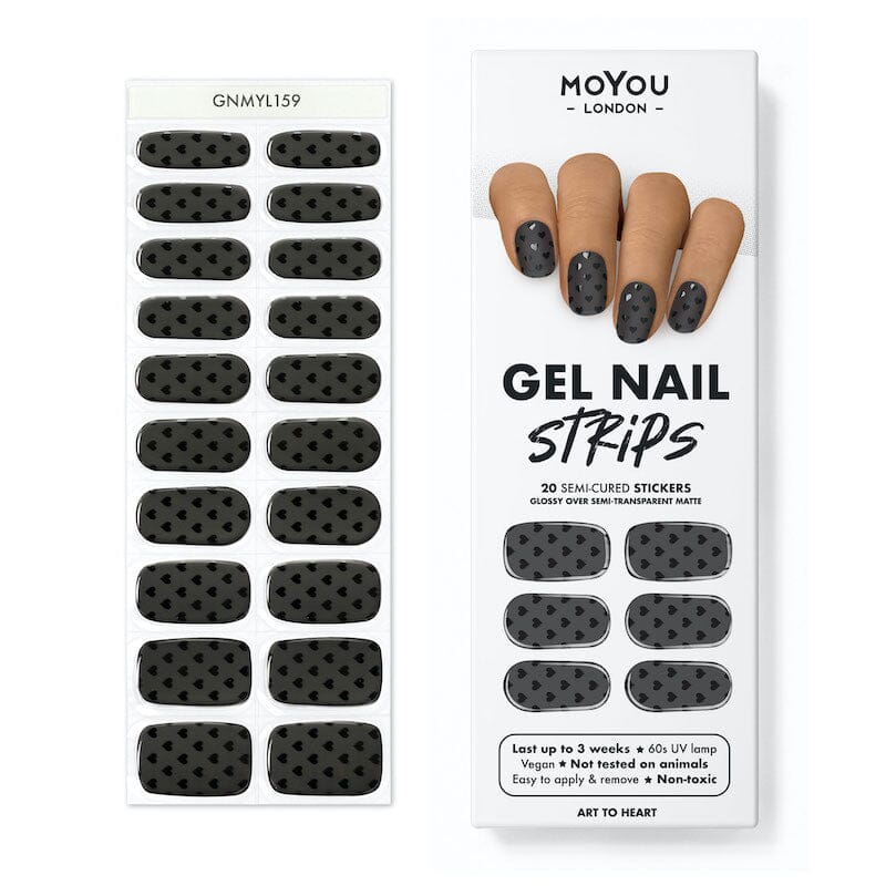 Gel Nail Strip ★ Follow Your Heart Gel Nail Wraps MoYou London 