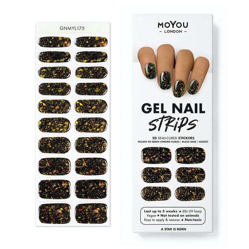 Gel Nail Strip ★ A Star is Born Gel Nail Wraps MoYou London 