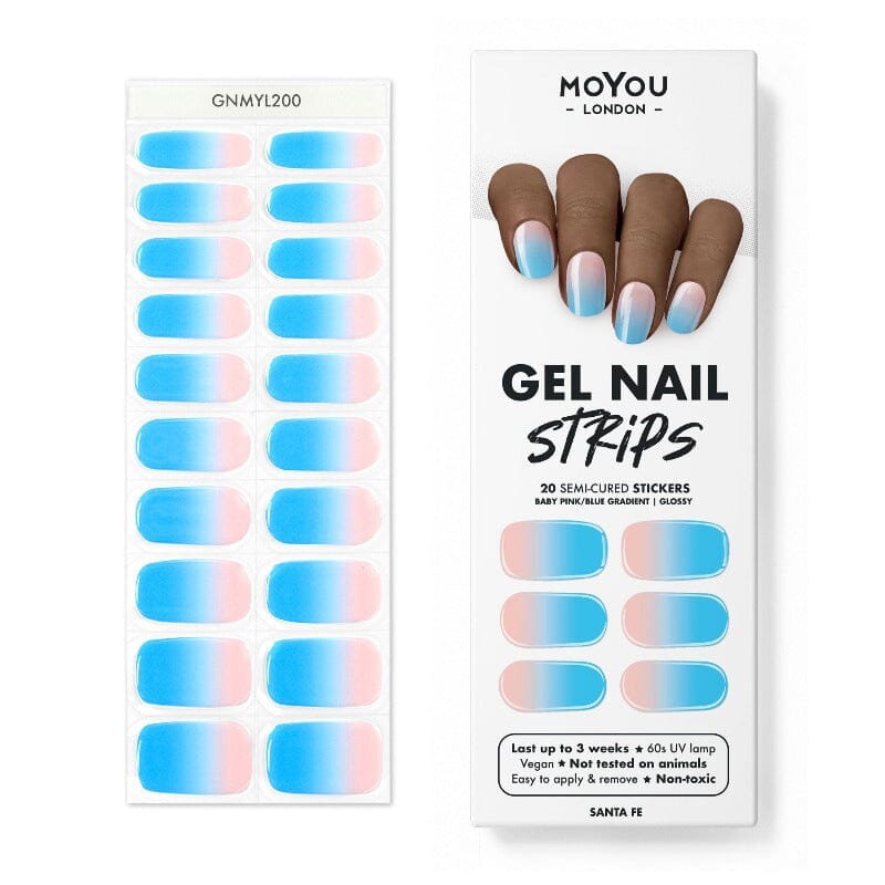 Gel Nail Strip ★ Santa Fe Gel Nail Wraps MoYou London 