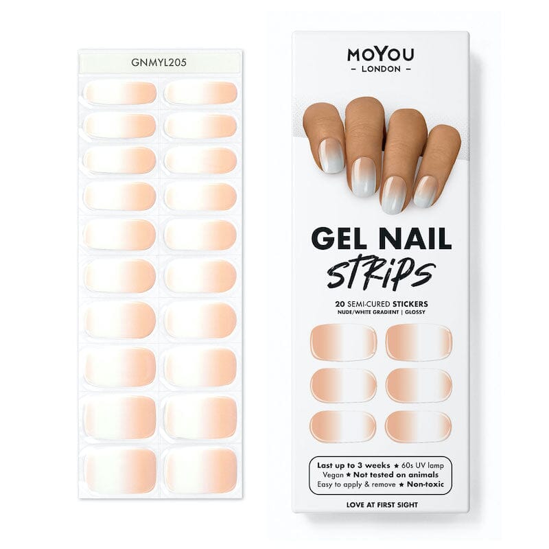 Gel Nail Strip ★ Love at First Sight Gel Nail Wraps MoYou London 