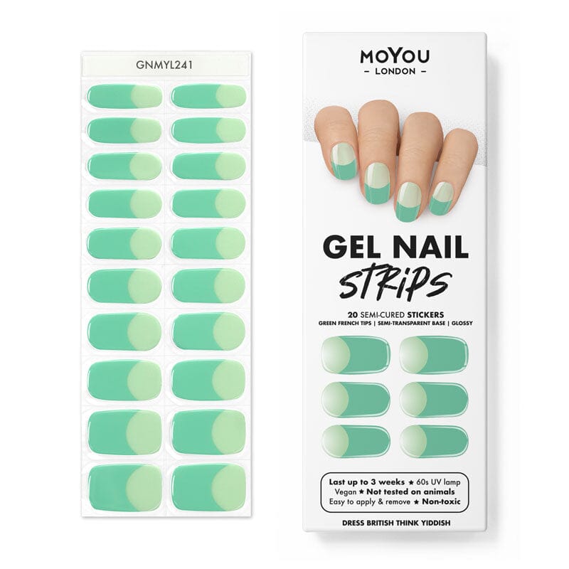 Gel Nail Strip ★ Dress British Think Yiddish Gel Nail Strips MoYou London 