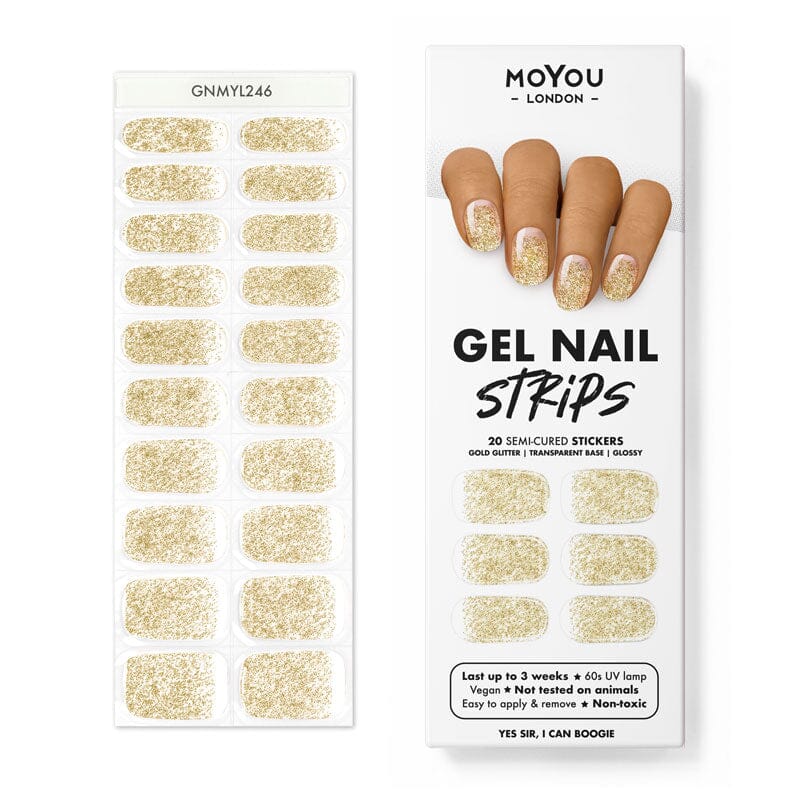 Gel Nail Strip ★ Yes Sir, I can Boogie Gel Nail Wraps MoYou London 