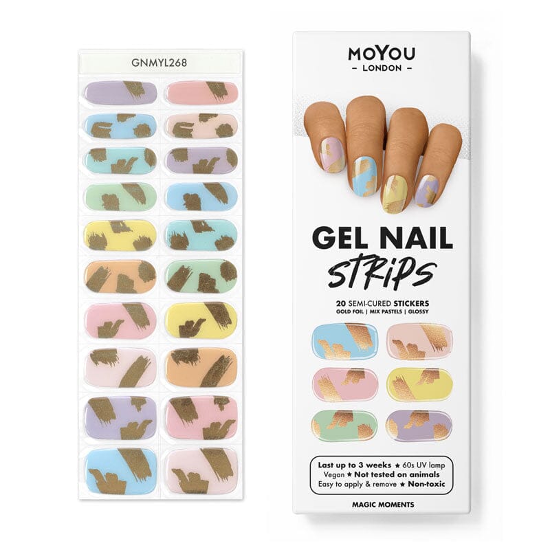 Gel Nail Strip ★ Magic Moments Gel Nail Strips MoYou London 