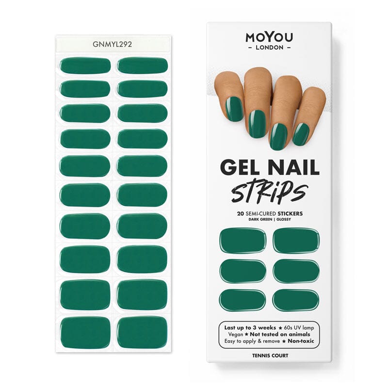 Gel Nail Strip ★ Tennis Court Gel Nail Strips MoYou London 