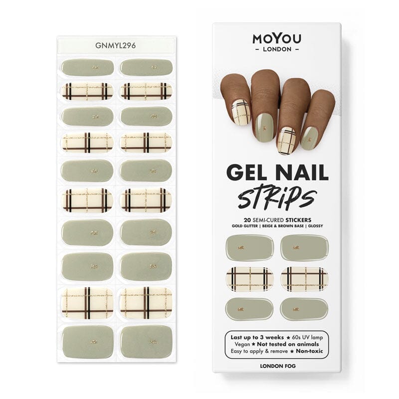 Gel Nail Strip ★ London Fog Gel Nail Strips MoYou London 