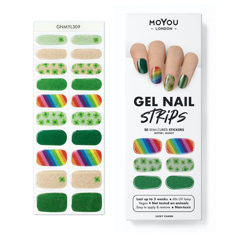 Gel Nail Strip ★ Lucky Charm Gel Nail Strips MoYou London 