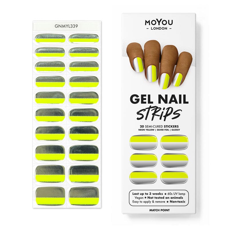 Gel Nail Strip ★ Match Point Gel Nail Strips MoYou London 