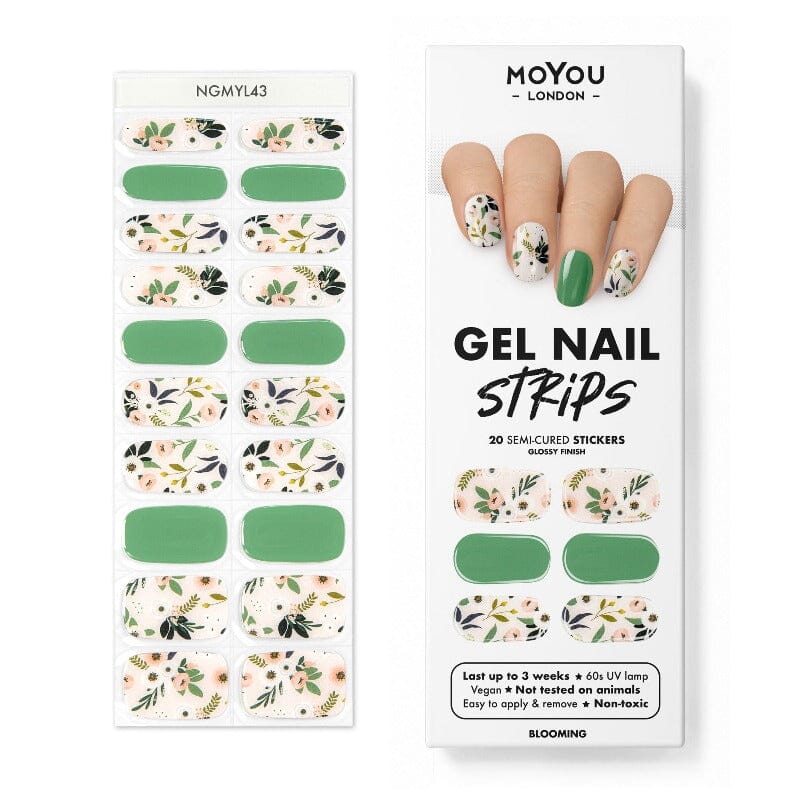 Gel Nail Strip ★ Blooming Gel Nail Strips MoYou London 