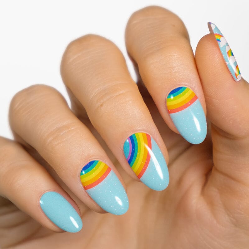 Gel Nail Strip ★ Chasing Rainbows Gel Nail Strips MoYou London 