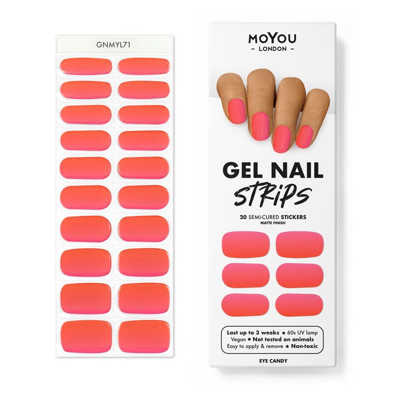 Gel Nail Strip ★ Eye Candy Gel Nail Wraps MoYou London 