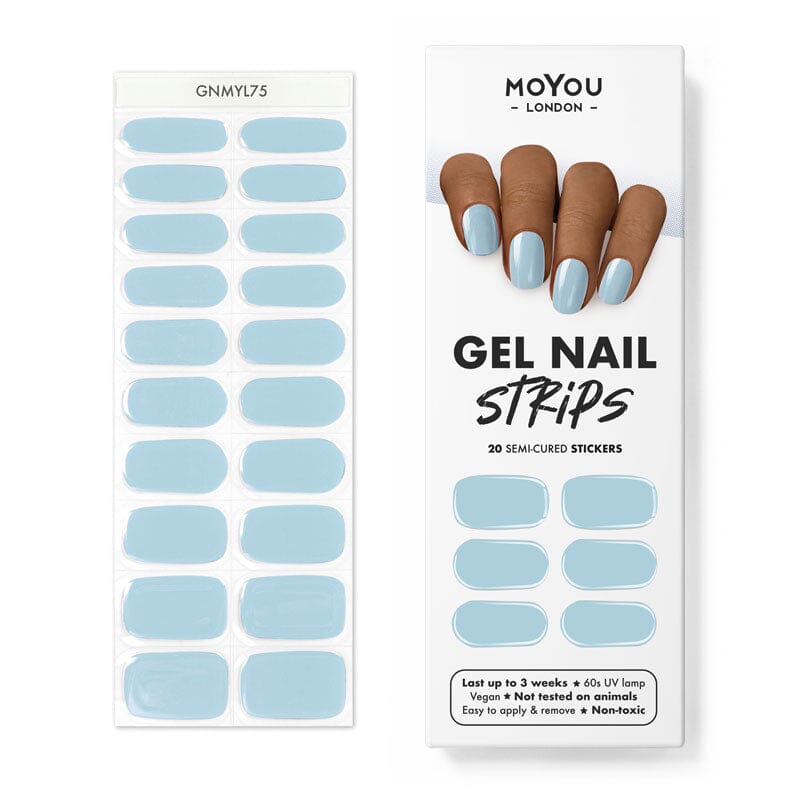 Gel Strips Semi-Cured Nail Wraps 75 Gel Nail Wraps MoYou London 