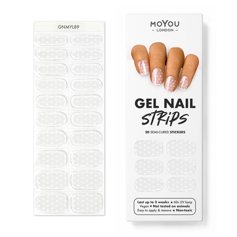 Gel Strips Semi-Cured Nail Wraps 89 Gel Nail Wraps MoYou London 