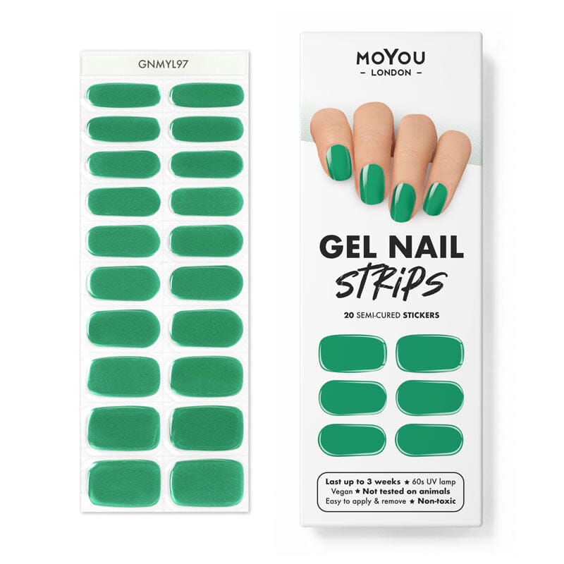 Gel Strips Semi-Cured Nail Wraps 97 Gel Nail Wraps MoYou London 