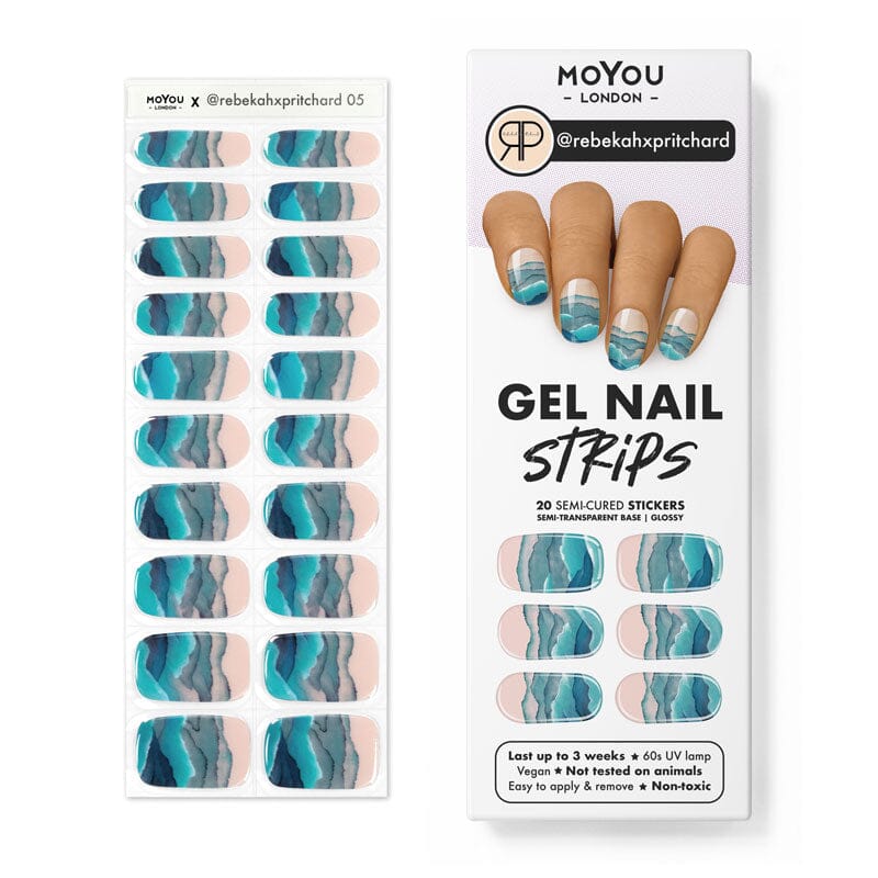 Gel Nail Strip ★ @rebekahxpritchard 05 Gel Nail Strips MoYou London 