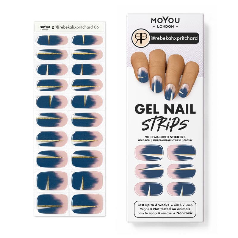 Gel Nail Strip ★ @rebekahxpritchard 06 Gel Nail Strips MoYou London 