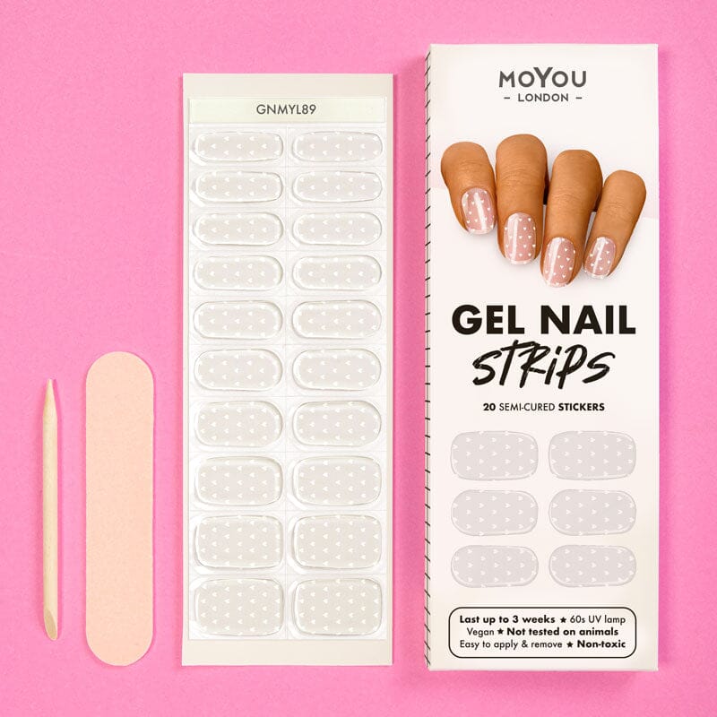 Gel Strips Semi-Cured Nail Wraps 89 Gel Nail Wraps MoYou London 