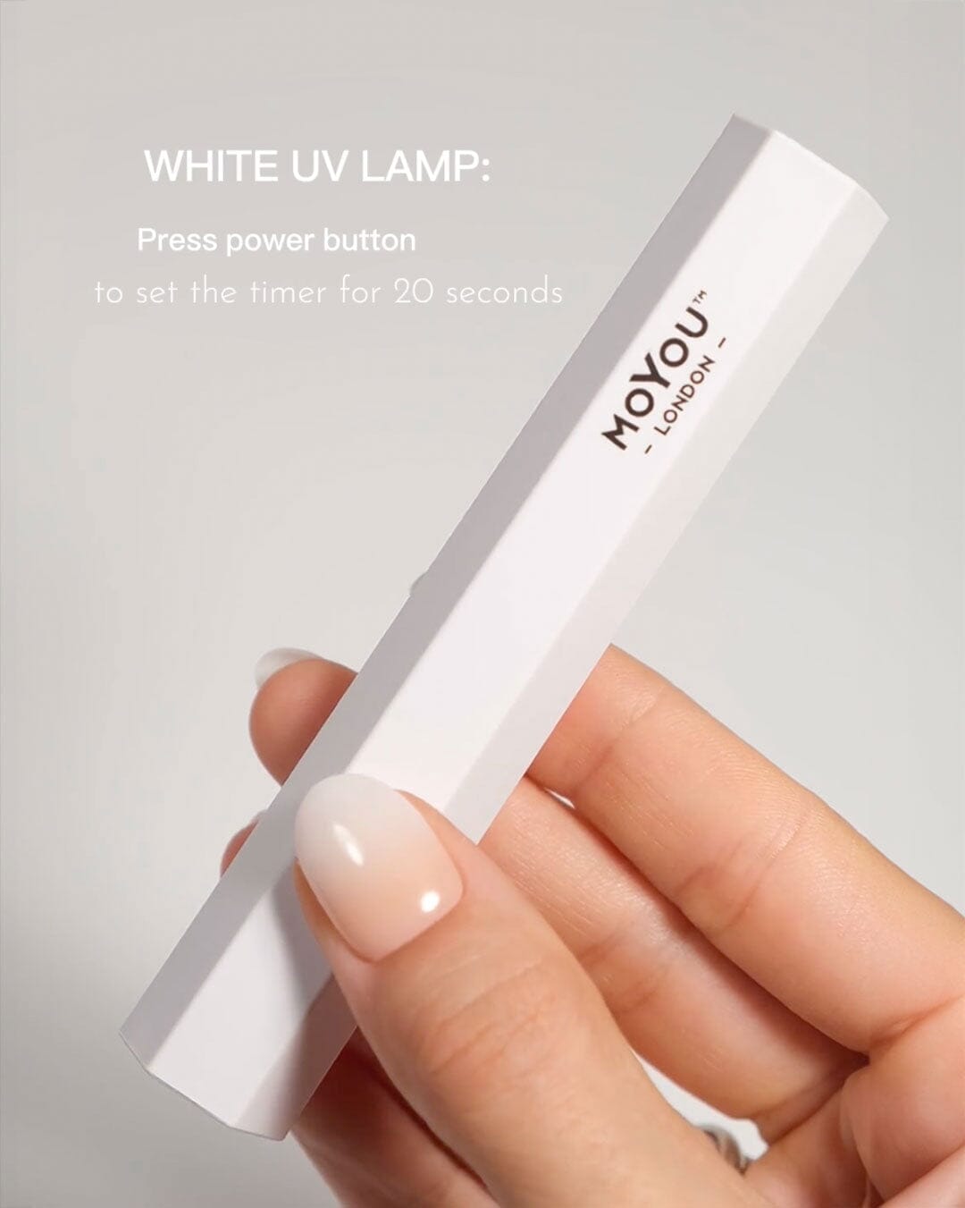 PEN LED/UV Lamp ★ White Gel Polish MoYou London 