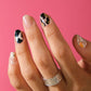Animal print cow MoYou London gel nail strips manicure