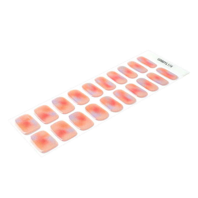 Gel Nail Strip ★ Sun Burn Gel Nail Wraps MoYou London 