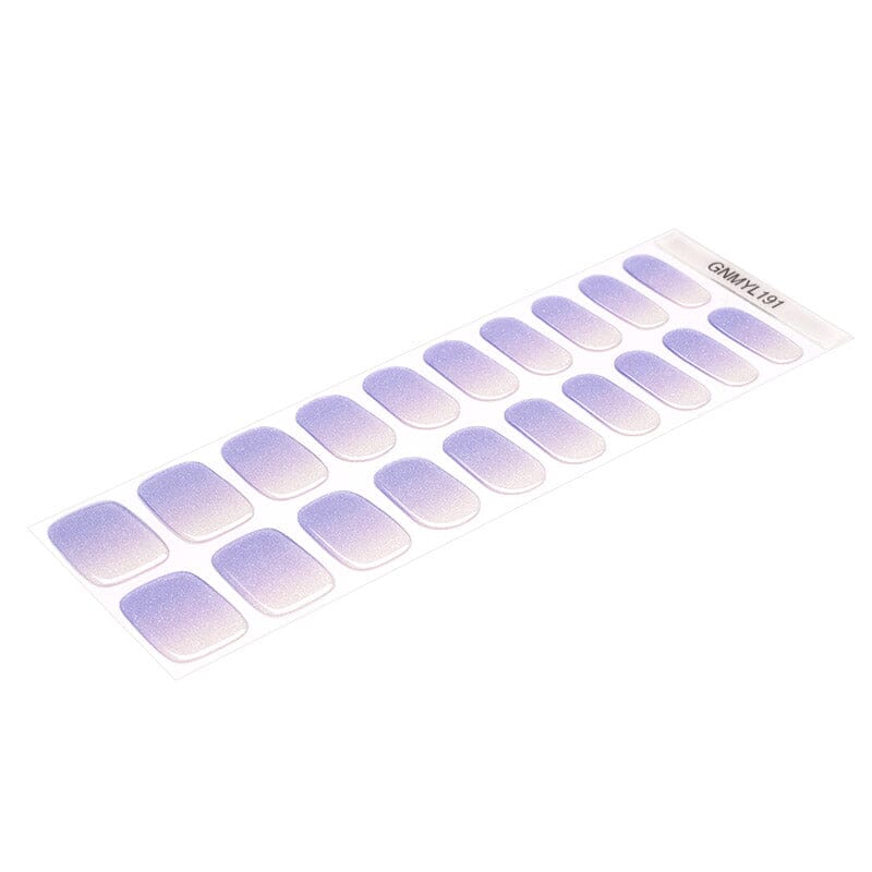 Gel Nail Strip ★ Purple Sunset Gel Nail Wraps MoYou London 