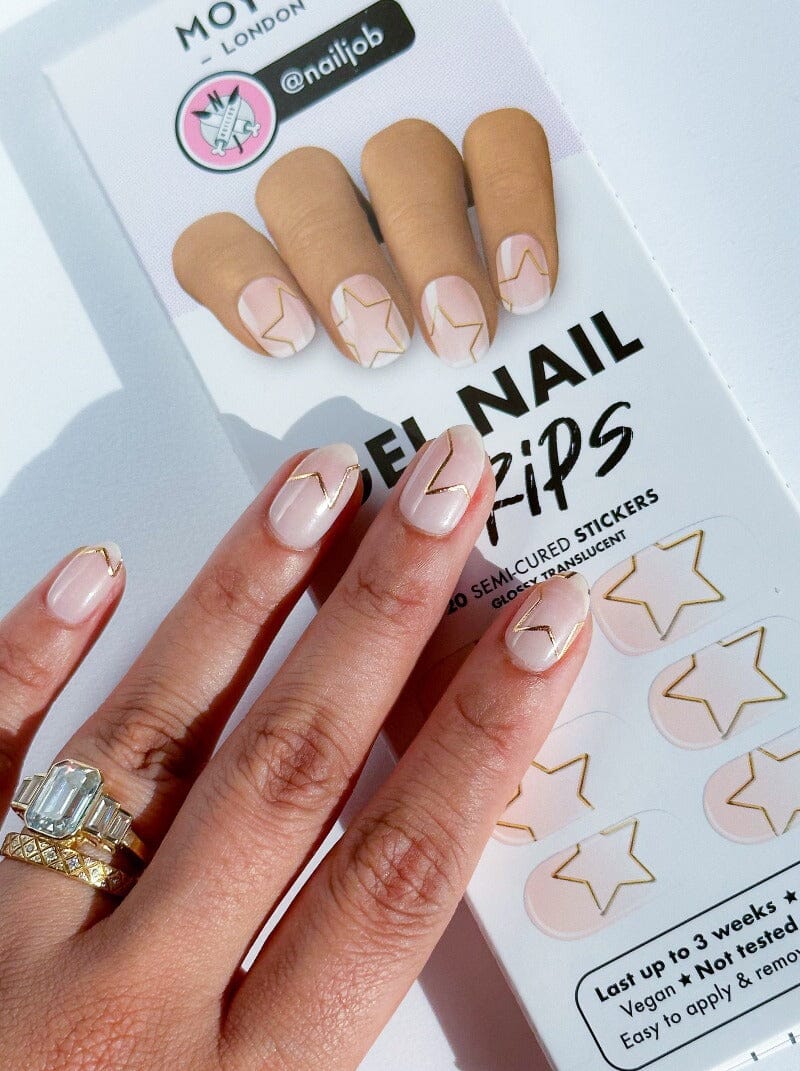 Gel Nail Strip ★ @nailjob 02 Gel Nail Wraps MoYou London 