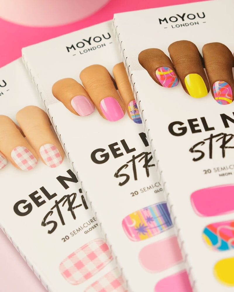 Gel Nail Strip ★ Messing Around Gel Nail Wraps MoYou London 