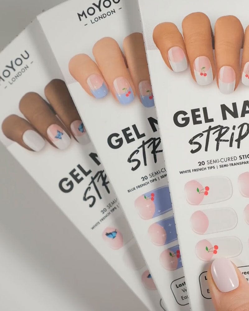 Gel Nail Strip ⭐️ ⭐️ ⭐️ Wild Cherry Gel Nail Strips MoYou London 