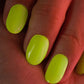 Gel Nail Strip ★ Neon Lemon ★ Neon Glow In The Dark Gel Nail Strips MoYou London 