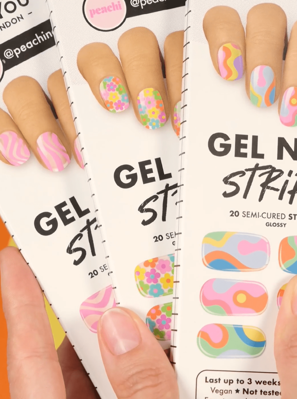 Gel Nail Strip ★ @peachinails 03 Gel Nail Wraps MoYou London 