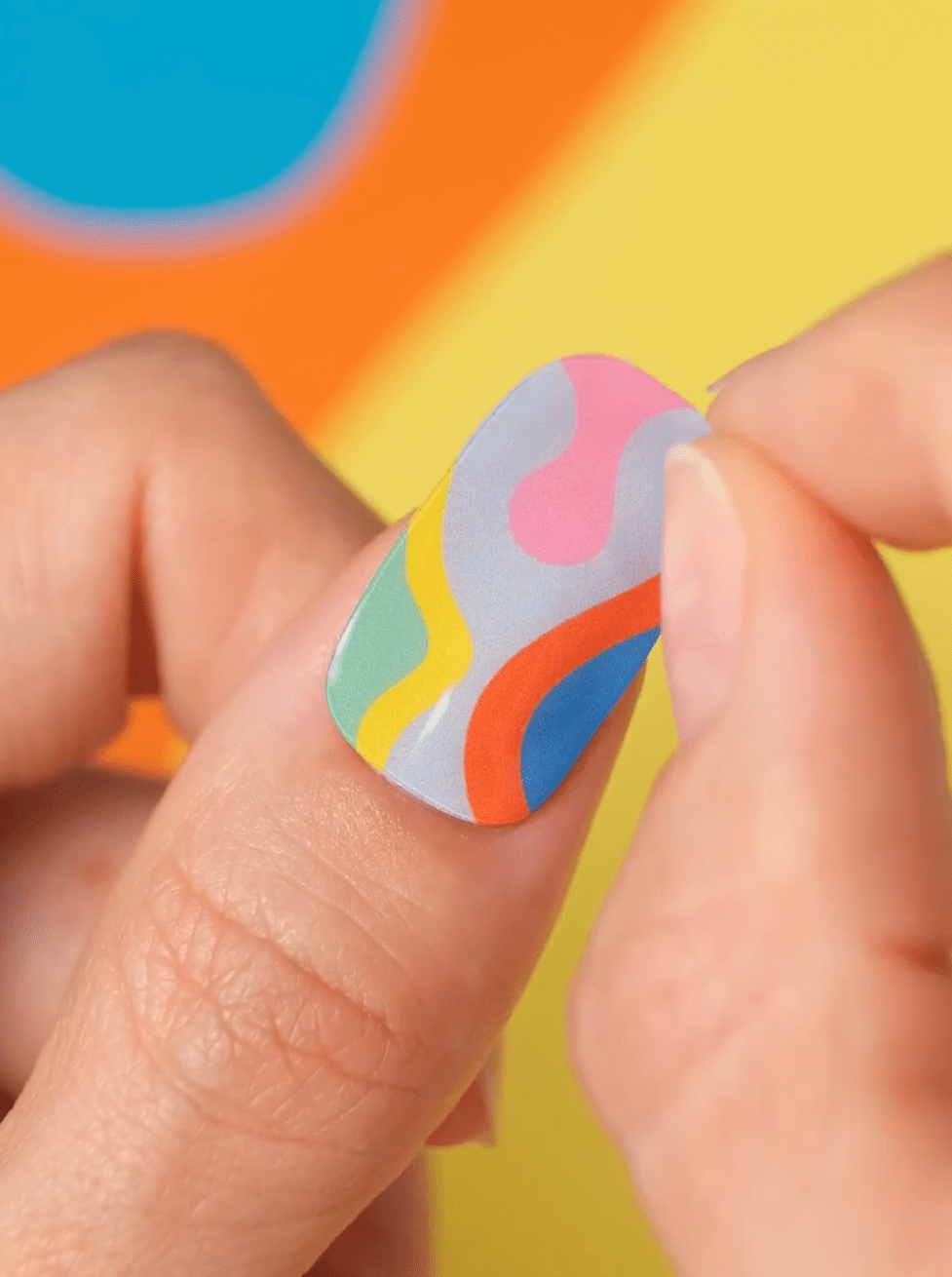 Gel Nail Strip ★ @peachinails 01 Gel Nail Wraps MoYou London 