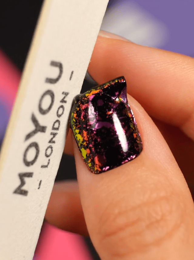 Gel Nail Strip ★ Let It Glow Gel Nail Wraps MoYou London 