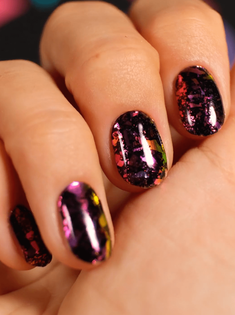 Gel Nail Strip ★ Let It Glow Gel Nail Wraps MoYou London 