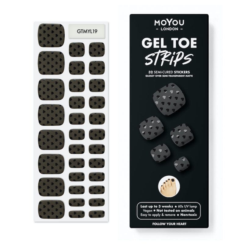 Gel Toe Strip ★ Follow Your Heart Gel Nail Strips MoYou London 