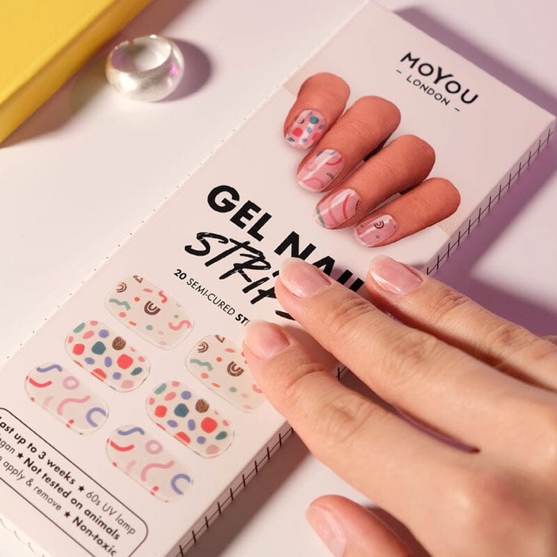 Gel Nail Strip ★ Confetti Dip Gel Nail Strips MoYou London 