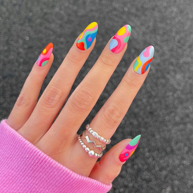 Gel Nail Strip ★ @peachinails 03 Gel Nail Wraps MoYou London 