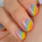 Gel Nail Strip ★ She's a Rainbow Gel Nail Strips MoYou London 