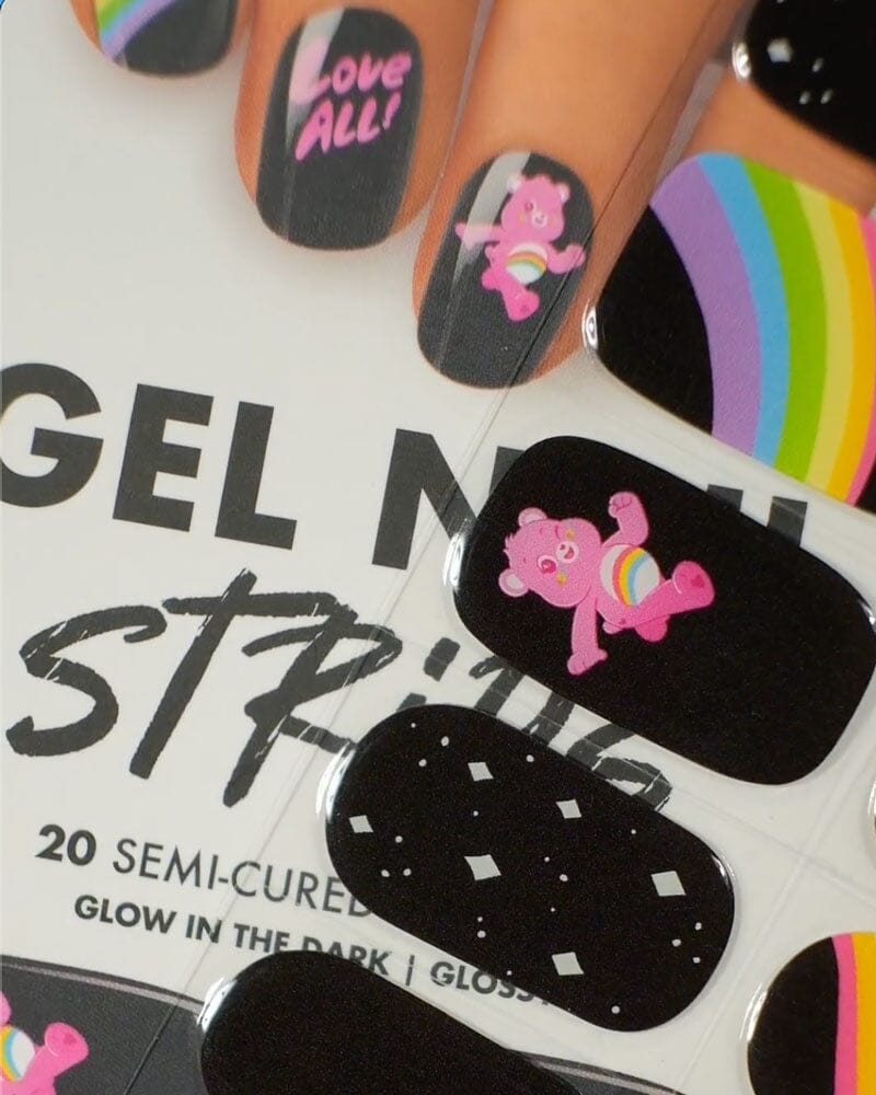 Gel Nail Strip ★ CARE BEARS ★ LOVE ALL Gel Nail Strips MoYou London 