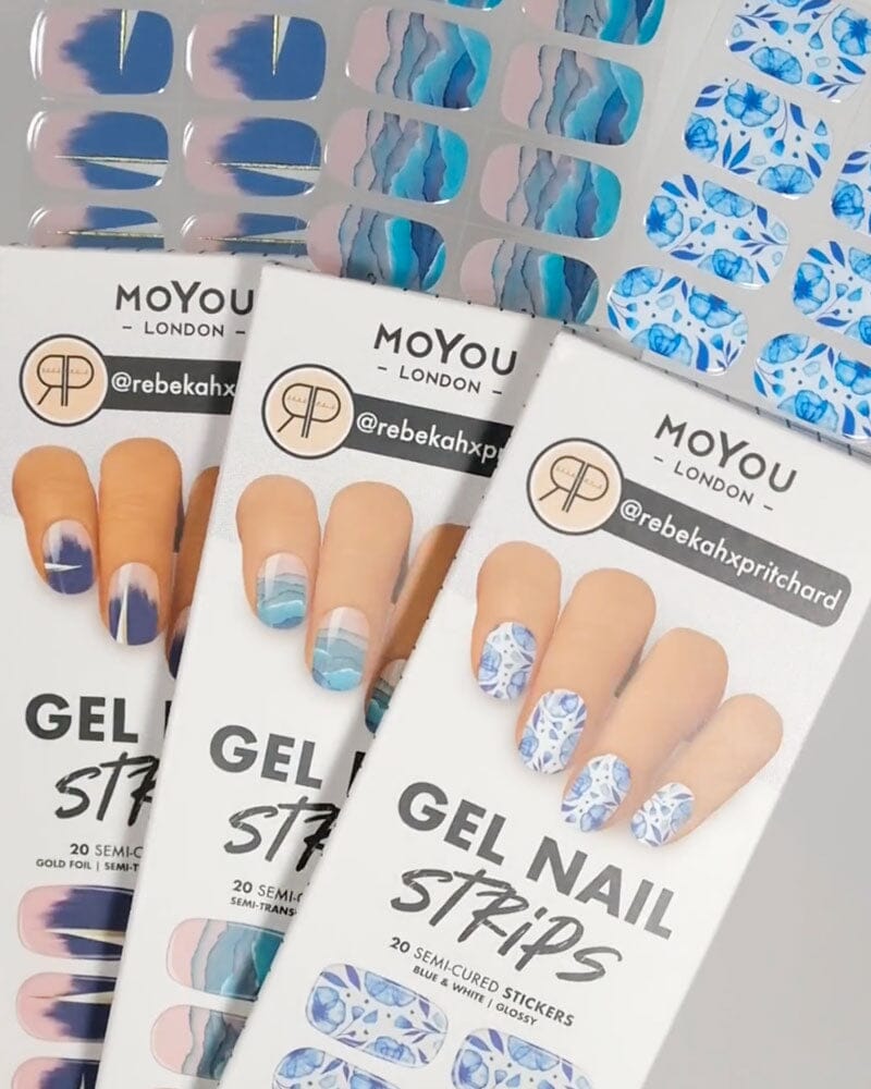 Gel Nail Strip ★ @rebekahxpritchard 04 Gel Nail Strips MoYou London 